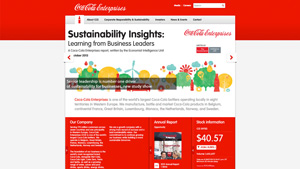 Coca Cola Enterprises Corporate Website